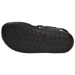 Men's Black Colour Synthetic Leather Sandals