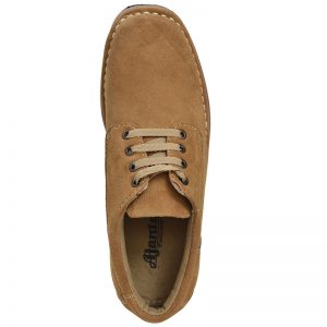 Men's Beige Colour Leather Derby Boots