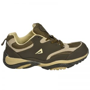 Men's Beige & Brown Colour Synthetic & Mesh Sneakers