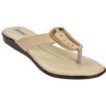 Women's White Colour Synthetic Leather Sandals