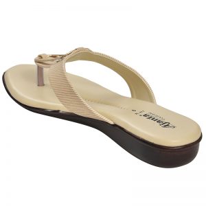 Women's White Colour Synthetic Leather Sandals