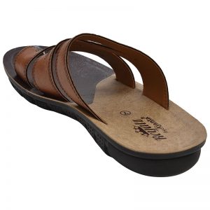 Men's Tan Colour Synthetic Leather Sandals