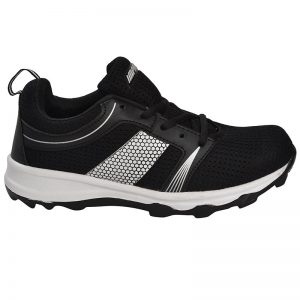 Men's Black Colour Synthetic & Mesh Sneakers