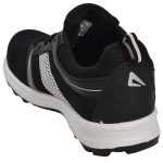 Men's Black Colour Synthetic & Mesh Sneakers