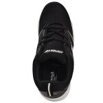 Men's Black Colour Synthetic & Mesh Sneakers