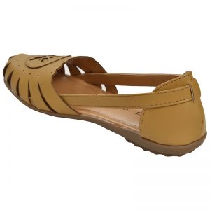 Women's Brown Colour Synthetic Leather Jelly Shoes