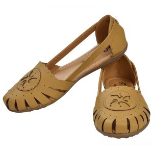Women's Brown Colour Synthetic Leather Jelly Shoes