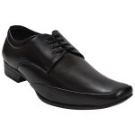 Men's Black Colour Leather Derby Boots