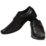 Men's Black Colour Leather Derby Boots