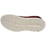 Men's Red & Black Colour Fabric & Lycra Sneakers