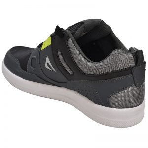 Men's Black Colour Synthetic & Mesh Sneakers