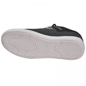 Men's Black Colour Synthetic & Mesh Sneakers