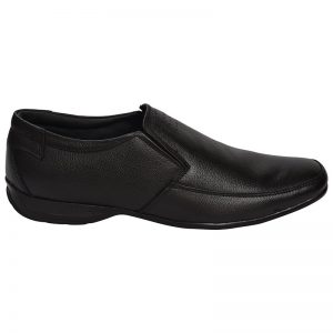 Men's Black Colour Leather Moccasins