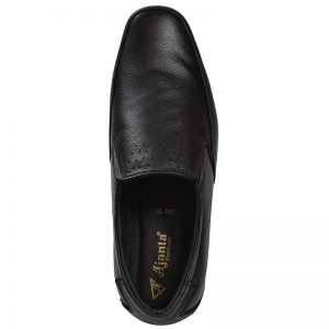 Men's Black Colour Leather Moccasins