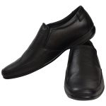 Men's Black Colour Leather Moccasins