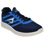 Men's Blue Colour Fabric & Lycra Sneakers