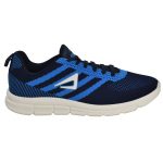 Men's Blue Colour Fabric & Lycra Sneakers