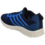 Men's Blue Colour Fabric & Lycra Sneakers