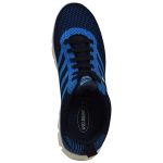 Men's Blue Colour Fabric & Lycra Sneakers