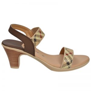 Women's Beige Colour Synthetic Leather Sandals