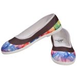 Women's Multicolour Colour Synthetic Leather Ballerines