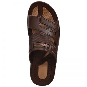 Men's Brown Colour Rubber Sandals