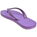 Women's Violet Colour Rubber Sandals