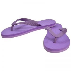 Women's Violet Colour Rubber Sandals