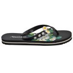 Women's Black Colour Rubber Sandals