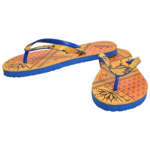 Women's Yellow Colour Rubber Sandals