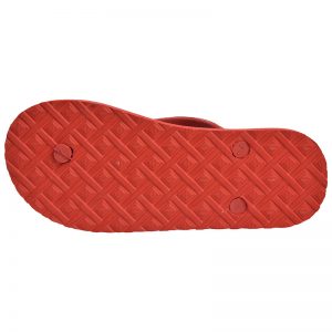 Men's Red Colour Rubber Sandals