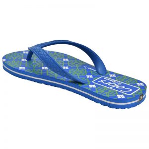 Women's Blue Colour Rubber Sandals