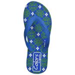 Women's Blue Colour Rubber Sandals