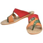 Women's Beige Colour PU Synthetic Sandals