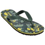 Men's Green Colour Rubber Sandals