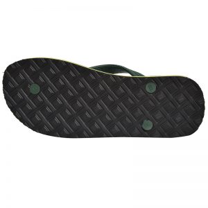 Men's Green Colour Rubber Sandals