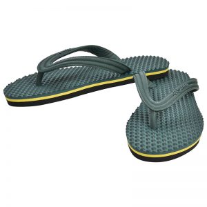 Kid's Green Colour Rubber Sandals