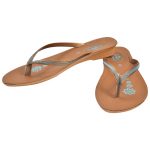 Women's Tan Colour PU Synthetic Sandals