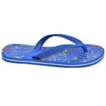 Women's Blue Colour Rubber Sandals