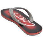 Men's Red Colour Rubber Sandals