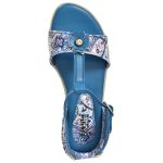 Kid's Blue Colour Synthetic Leather Jelly Shoes