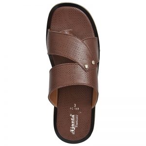 Kid's Brown Colour Synthetic Leather Sandals