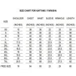 Islamic Clothing Size chart