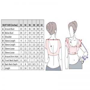 Blouse size chart