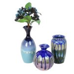 Set of 3 Ceramic Flower Vases