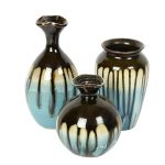 Set of 3 Ceramic Flower Vases