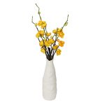 Ceramic White Designer Flower Vase