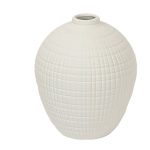 White Ceramic Flower Vase