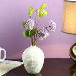 White Ceramic Flower Vase