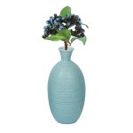 Made to Match - Aqua Ceramic Flower Vase